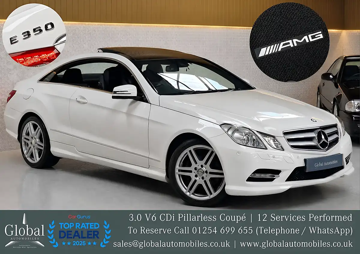 Used 2012 Mercedes-Benz E Class Sport Polar White - Interior and Exterior details 3