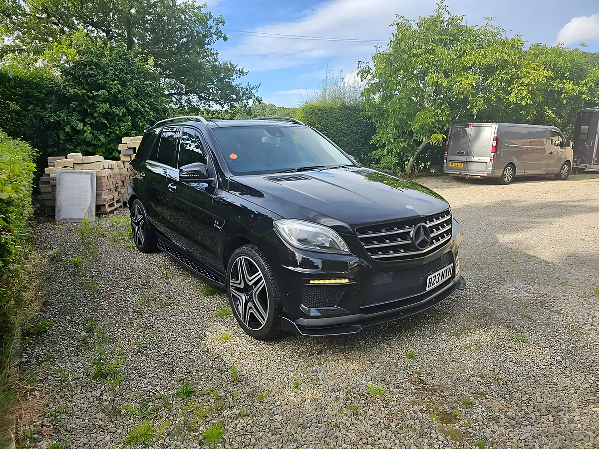 Used 2012 Mercedes-Benz M Class Ml 63 Obsidian Black Metallic - Front View