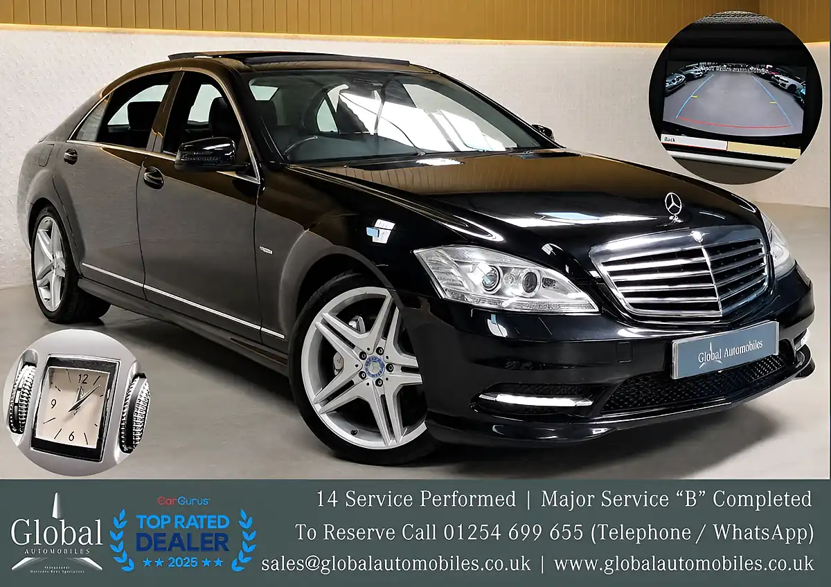 Used 2012 Mercedes-Benz S-Class AMG Sport Obsidian Black - Interior and Exterior details 3