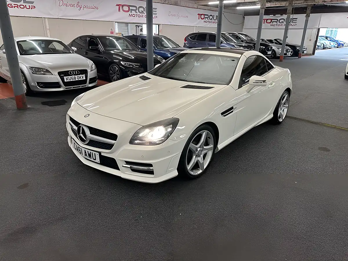 Used 2012 Mercedes-Benz Slk AMG Sport Edition 125 White - Front View