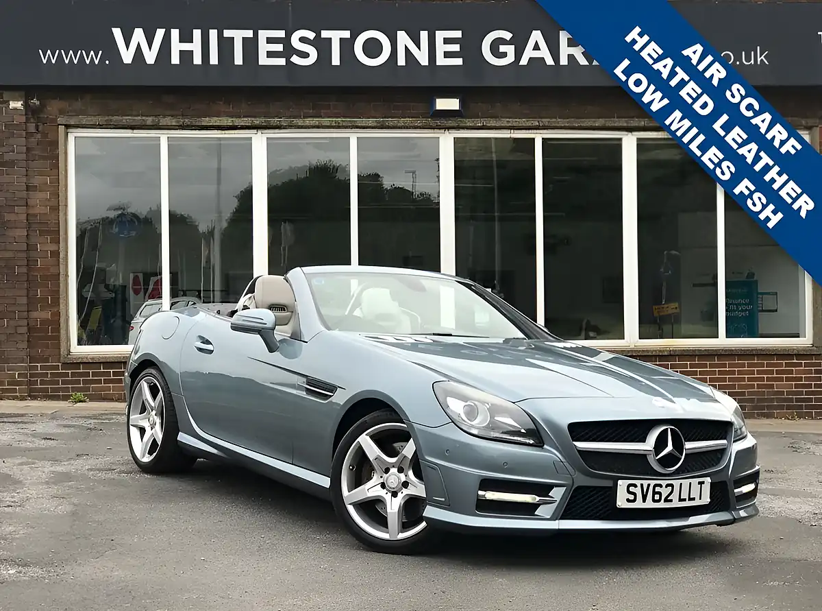 Used 2012 Mercedes-Benz Slk AMG Sport Galenite Silver - Front View