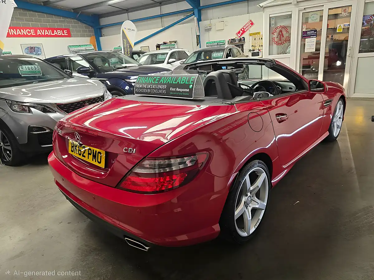 Used 2012 Mercedes-Benz Slk AMG Sport Red - Interior and Exterior details 10