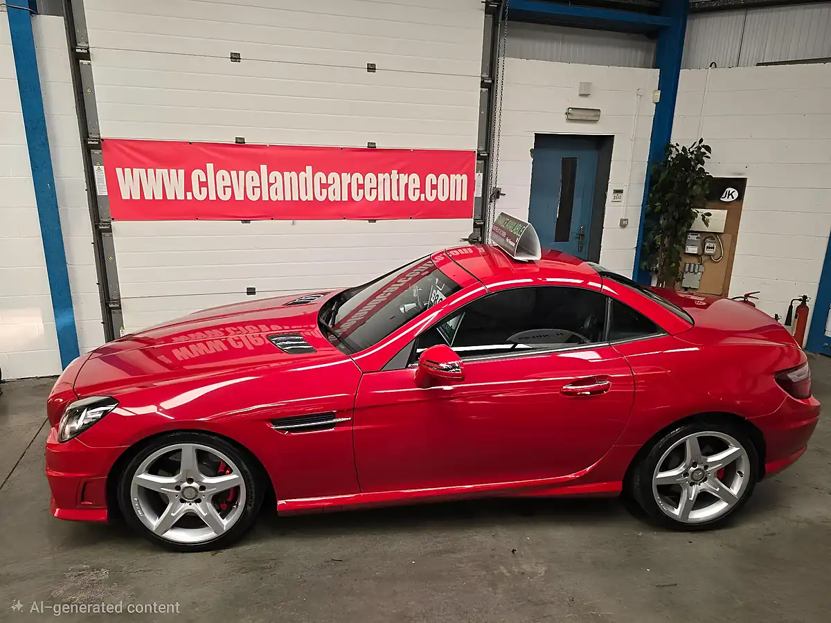 Used 2012 Mercedes-Benz Slk AMG Sport Red - Interior and Exterior details 9