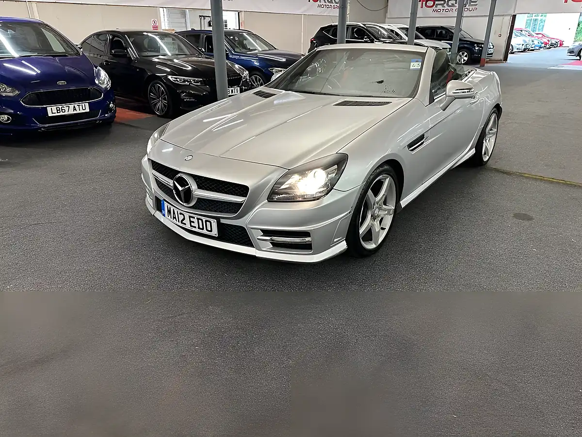 Used 2012 Mercedes-Benz Slk AMG Sport Silver - Front View