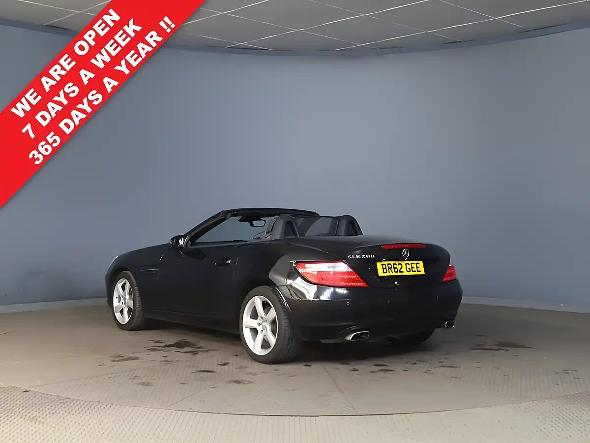 Used 2012 Mercedes-Benz Slk Convertible Black - Interior and Exterior details 3
