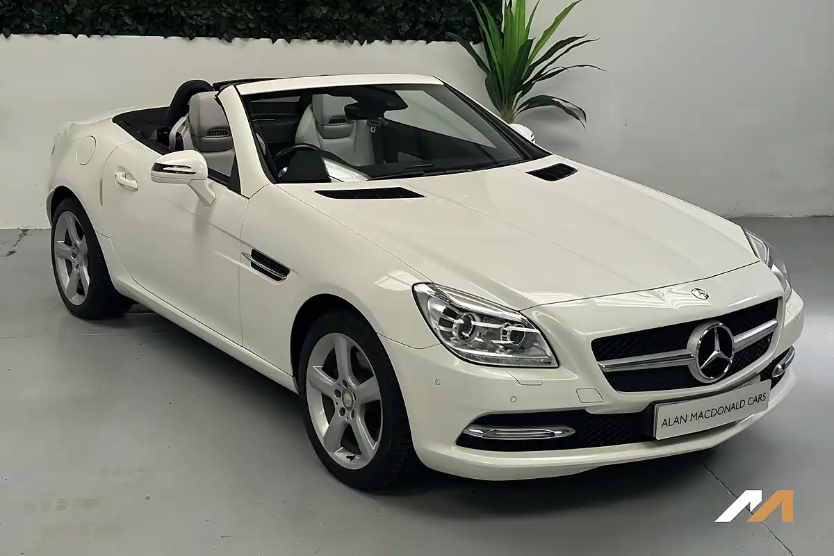 Used 2012 Mercedes-Benz Slk SLK250 Blueefficiency White - Front View