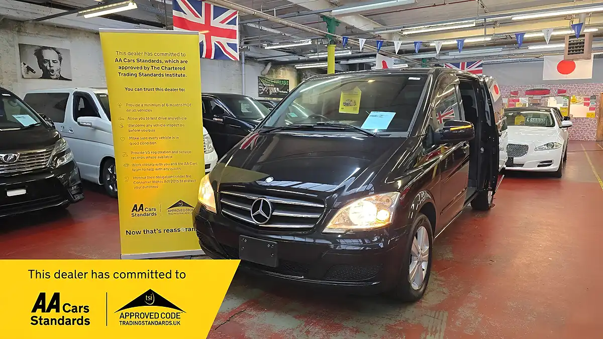 Used 2012 Mercedes-Benz V Class Ulez Free 7 Seater Black - Interior and Exterior details 2