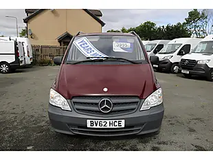 Used 2012 Mercedes-Benz Vito Lwb Red - Interior and Exterior details 2