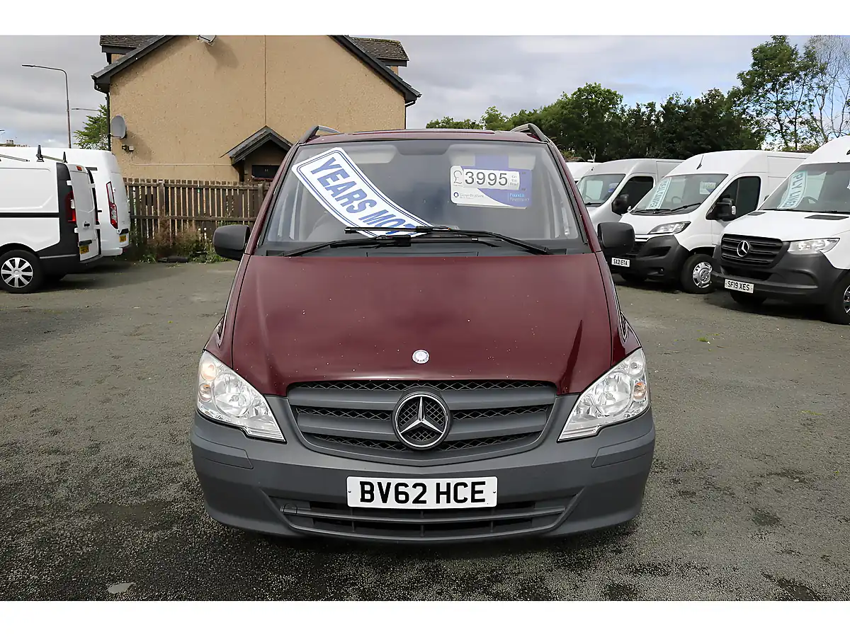 Used 2012 Mercedes-Benz Vito Lwb Red - Interior and Exterior details 2