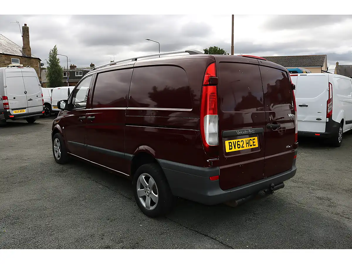 Used 2012 Mercedes-Benz Vito Lwb Red - Interior and Exterior details 5
