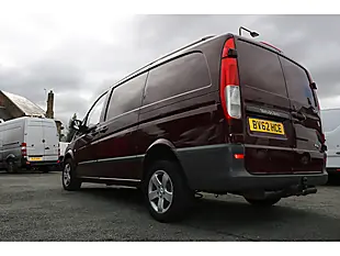 Used 2012 Mercedes-Benz Vito Lwb Red - Interior and Exterior details 6