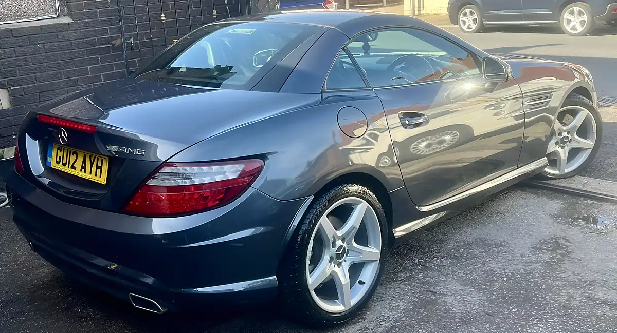 Used 2012 Mercedes Slk AMG Sport Dolphin Grey Metallic - Interior and Exterior details 16