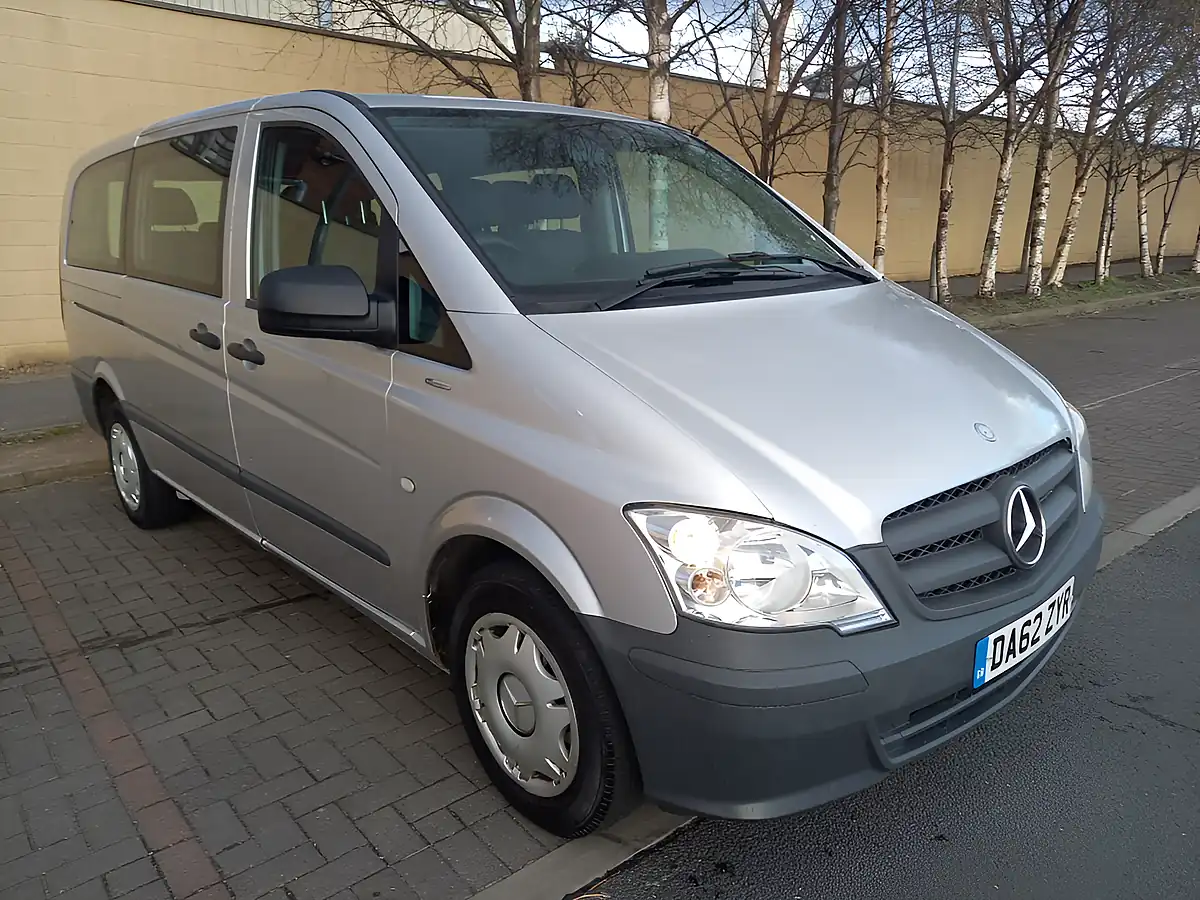 Used 2012 Mercedes Vito Traveliner Brilliant Silver Metallic - Front View