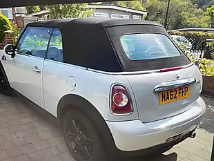 Used 2012 MINI Convertible Cooper (chili Pack) White Silver Metallic - Interior and Exterior details 4
