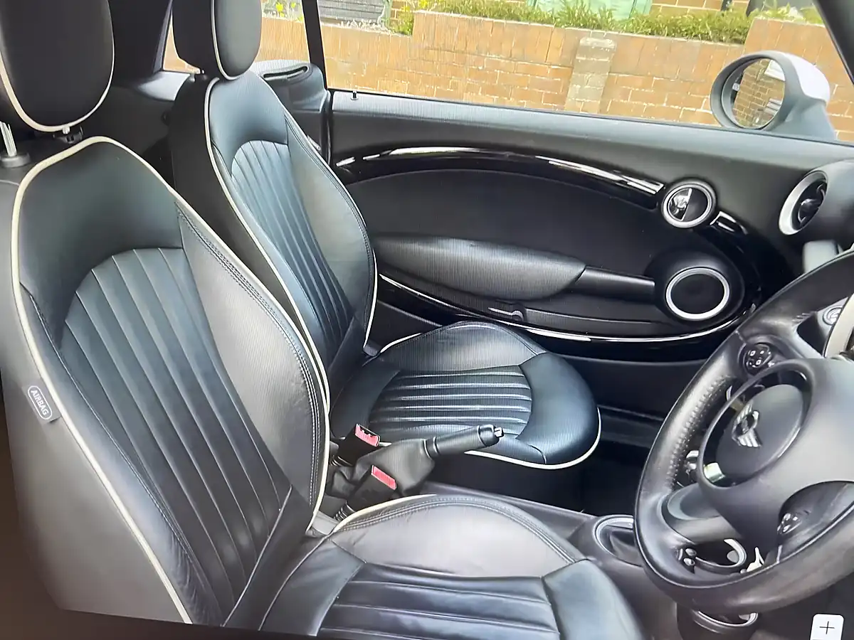 Used 2012 MINI Convertible Cooper (chili Pack) White Silver Metallic - Interior and Exterior details 6