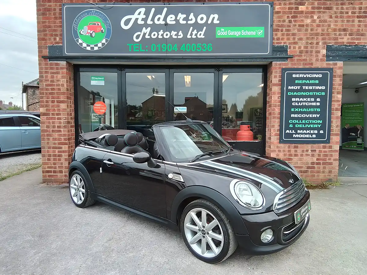 Used 2012 MINI Convertible Cooper Highgate Brown - Front View