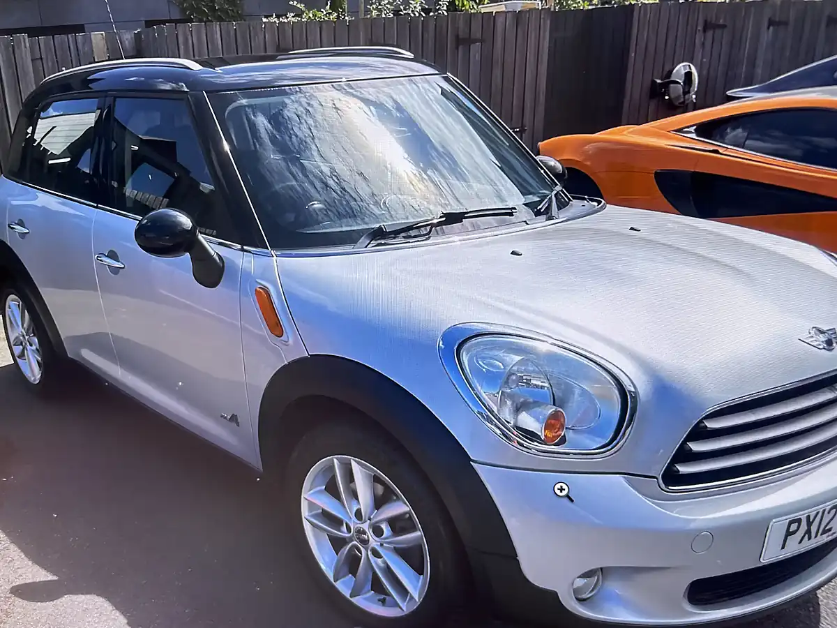 Used 2012 MINI Countryman Cooper (chili Ii Pack) Crystal Silver Metallic - Front View