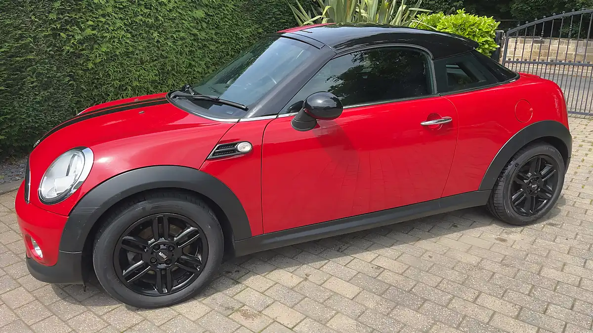 Used 2012 MINI Coupe Cooper (chili Pack) Chilli Red - Interior and Exterior details 2