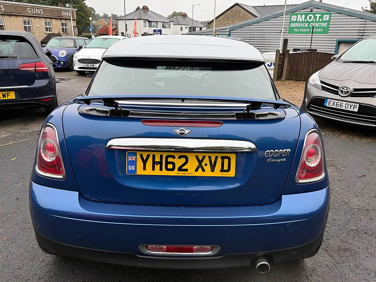 Used 2012 MINI Coupe Cooper Lightning Blue - Interior and Exterior details 11