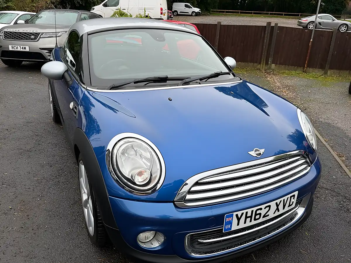 Used 2012 MINI Coupe Cooper Lightning Blue - Interior and Exterior details 13