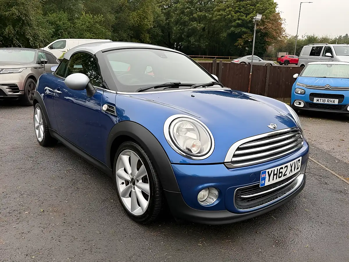 Used 2012 MINI Coupe Cooper Lightning Blue - Interior and Exterior details 14
