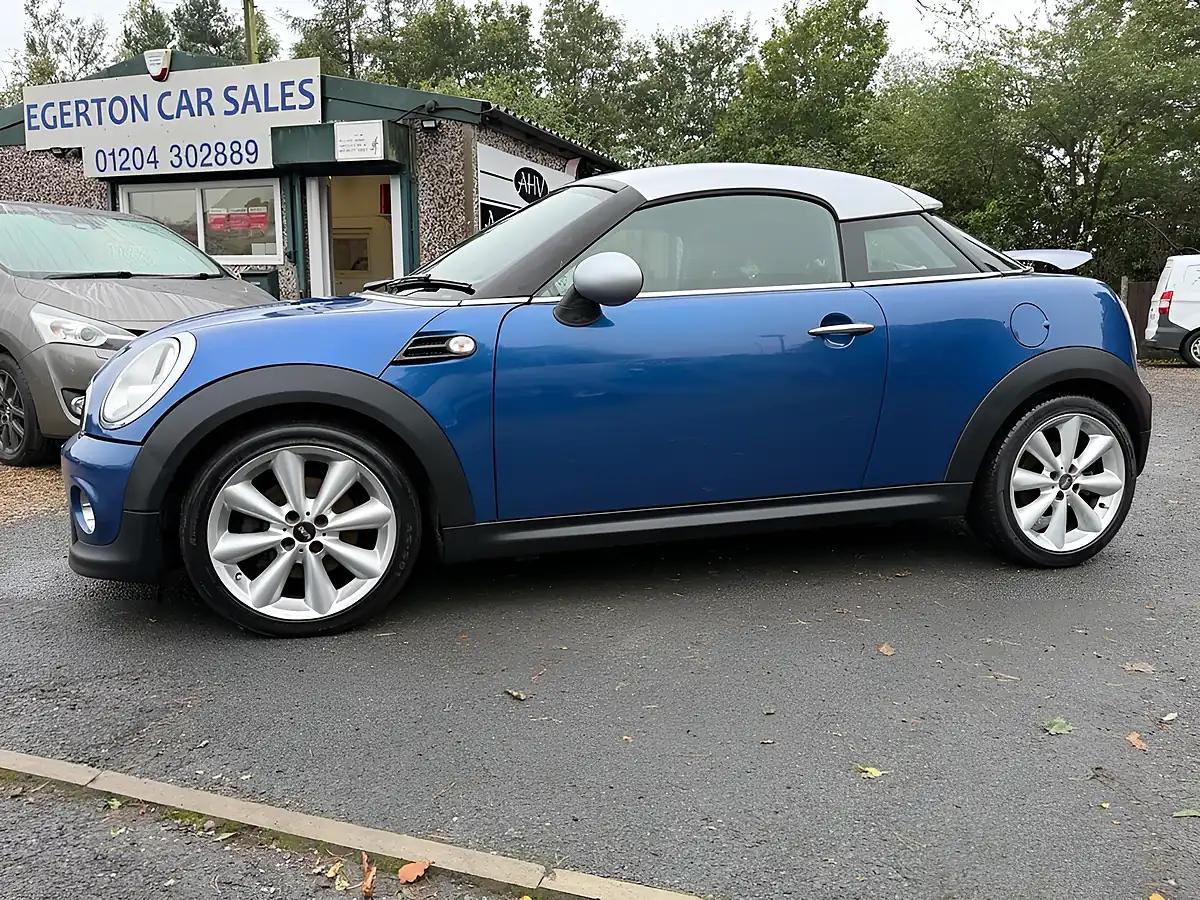 Used 2012 MINI Coupe Cooper Lightning Blue - Interior and Exterior details 5