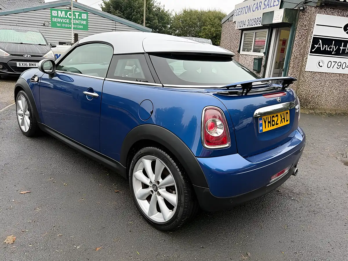 Used 2012 MINI Coupe Cooper Lightning Blue - Interior and Exterior details 7