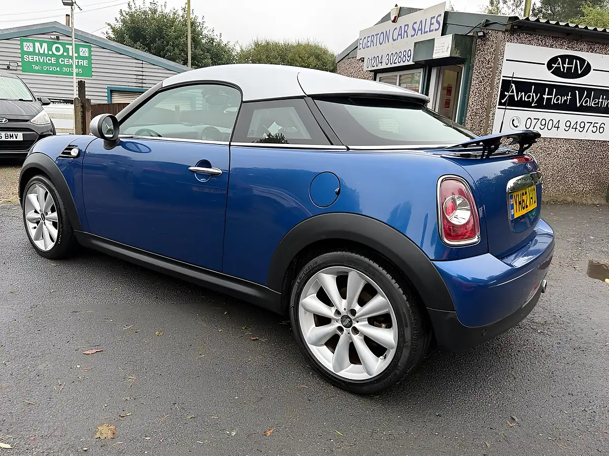 Used 2012 MINI Coupe Cooper Lightning Blue - Interior and Exterior details 8