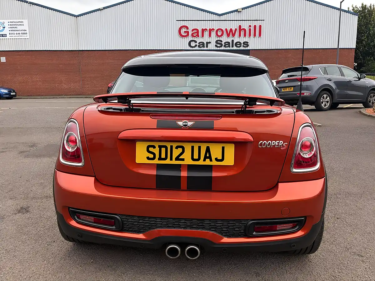 Used 2012 MINI Coupe Cooper S Orange - Interior and Exterior details 7
