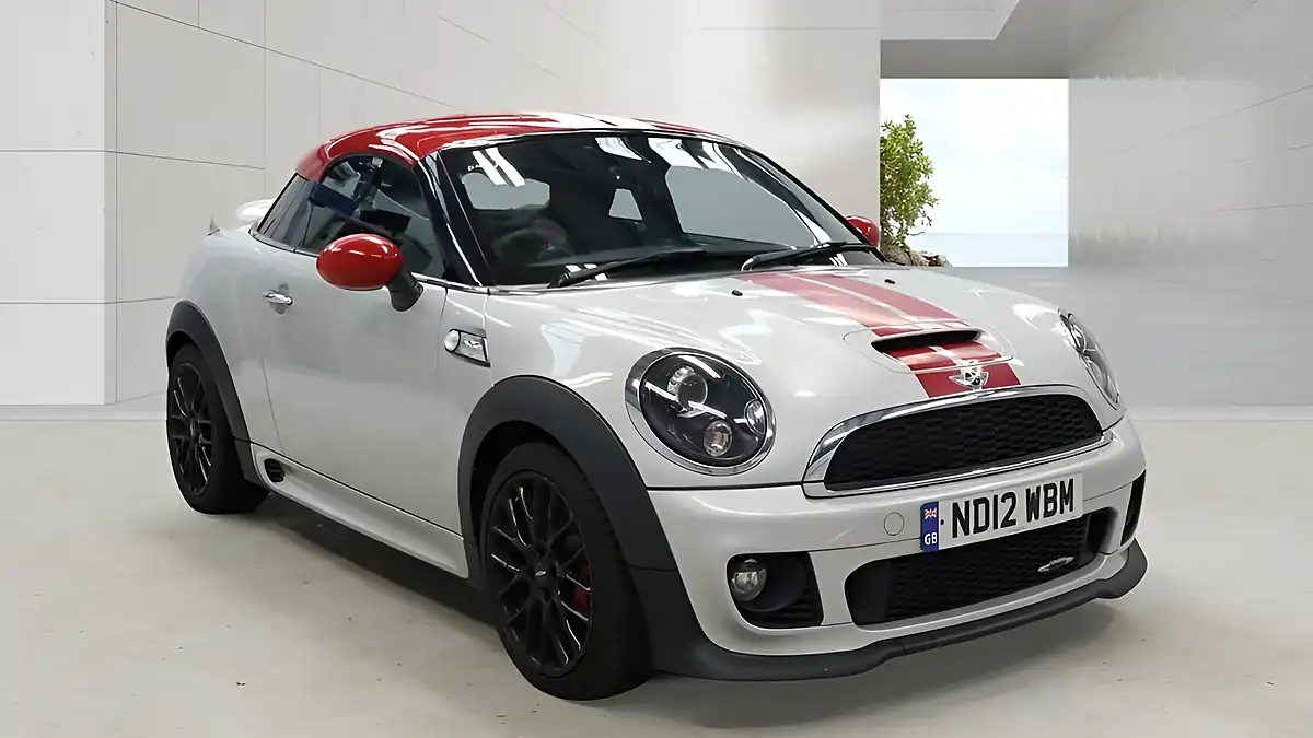 Used 2012 MINI Coupe John Cooper Works Silver - Front View