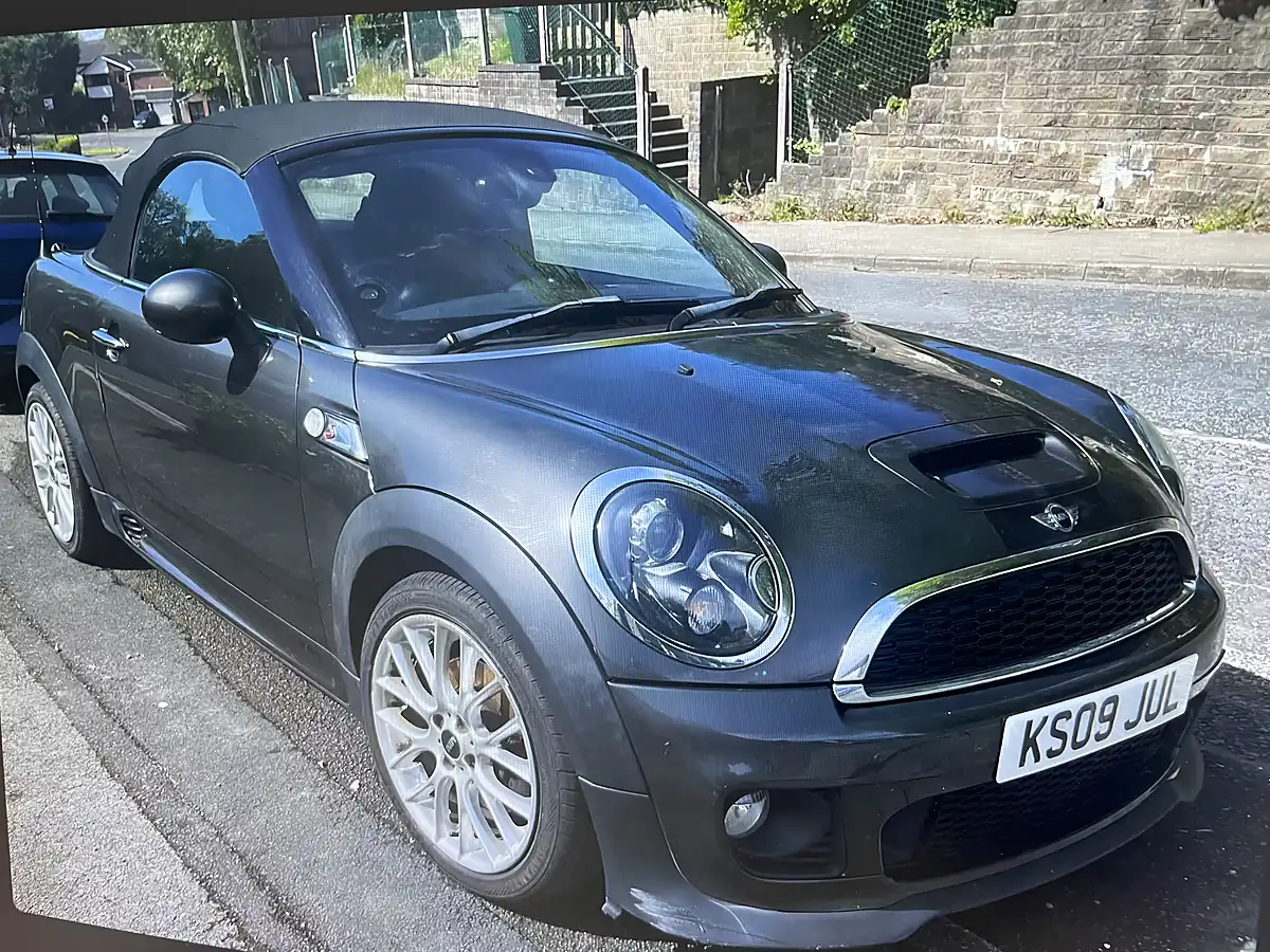 Used 2012 MINI Roadster Cooper S (chili Pack) Eclipse Grey Metallic - Front View