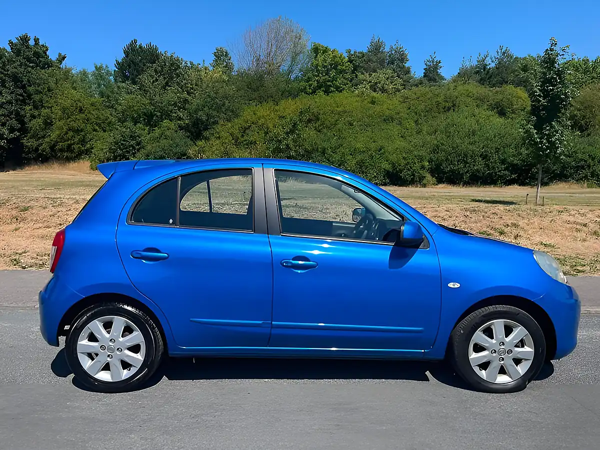 Used 2012 Nissan Micra Acenta Blue - Front View