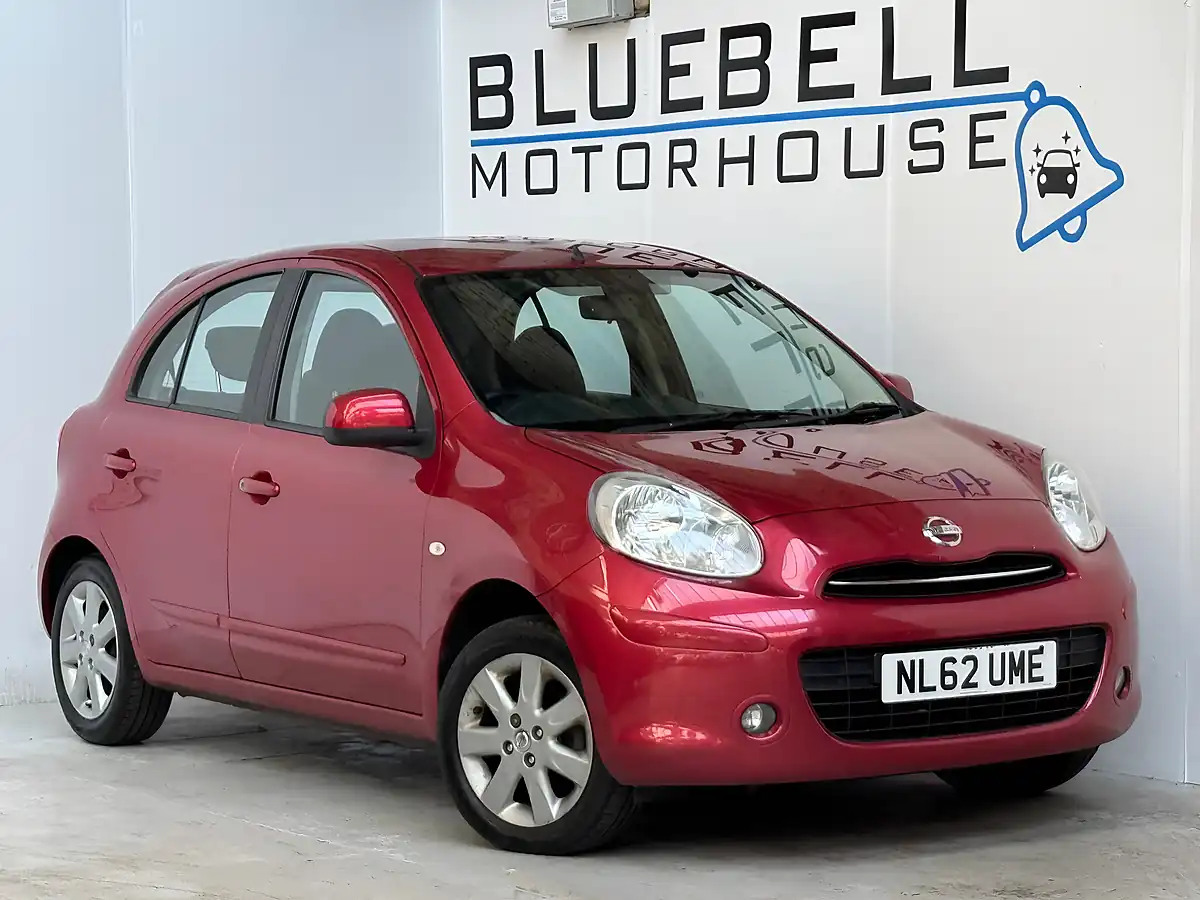 Used 2012 Nissan Micra Acenta Shiraz Red - Front View