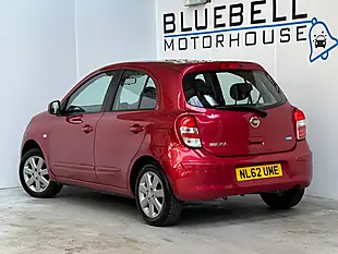 Used 2012 Nissan Micra Acenta Shiraz Red - Interior and Exterior details 4