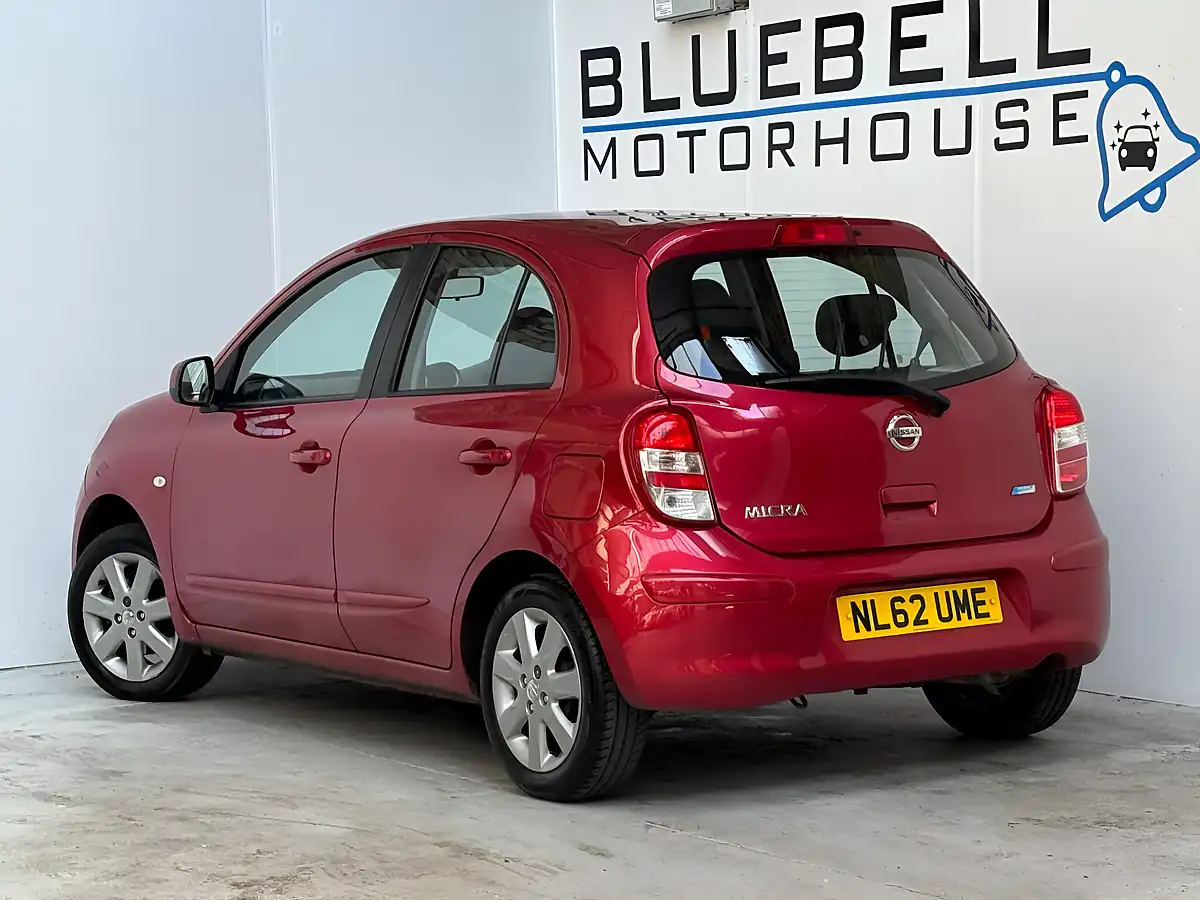Used 2012 Nissan Micra Acenta Shiraz Red - Interior and Exterior details 4