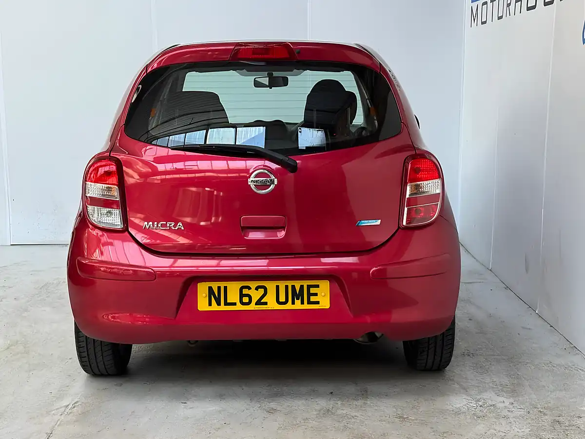Used 2012 Nissan Micra Acenta Shiraz Red - Interior and Exterior details 5