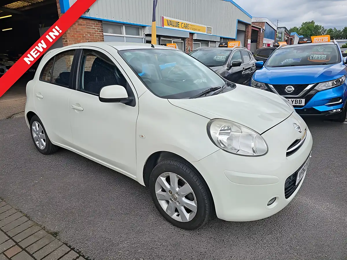 Used 2012 Nissan Micra Acenta White - Front View