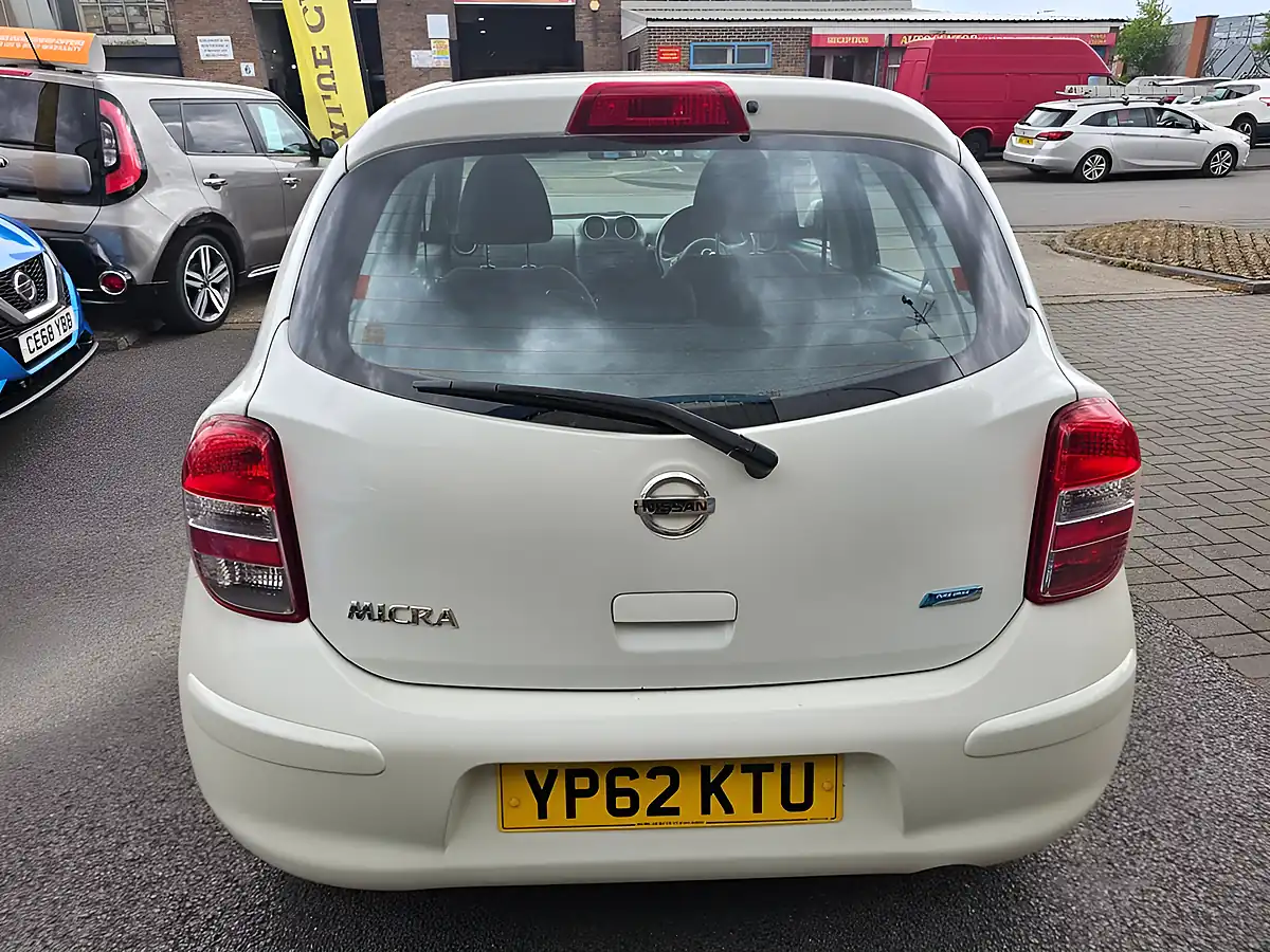 Used 2012 Nissan Micra Acenta White - Interior and Exterior details 4