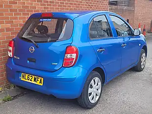 Used 2012 Nissan Micra Visia Blue - Interior and Exterior details 5