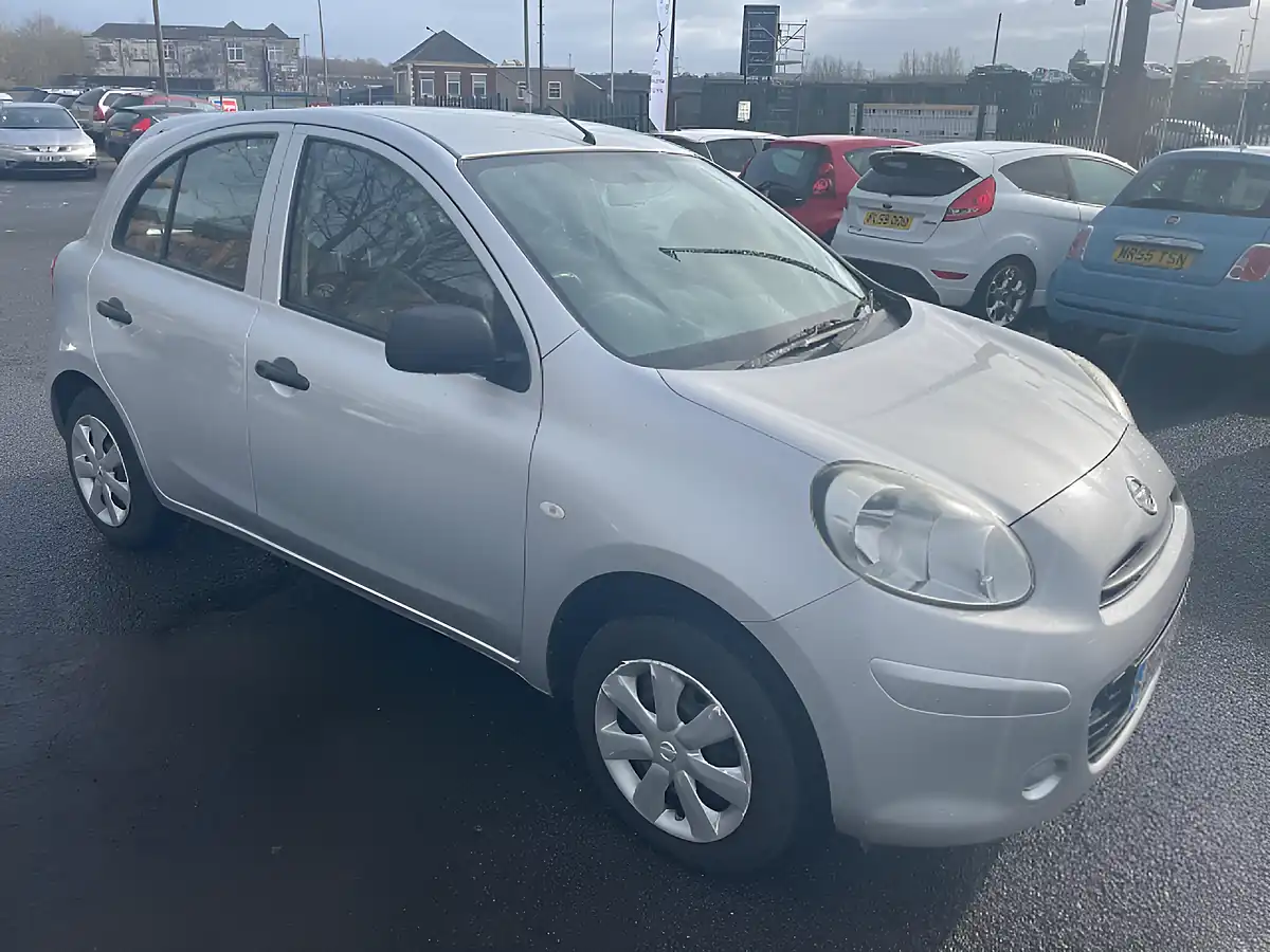 Used 2012 Nissan Micra Visia Silver - Front View