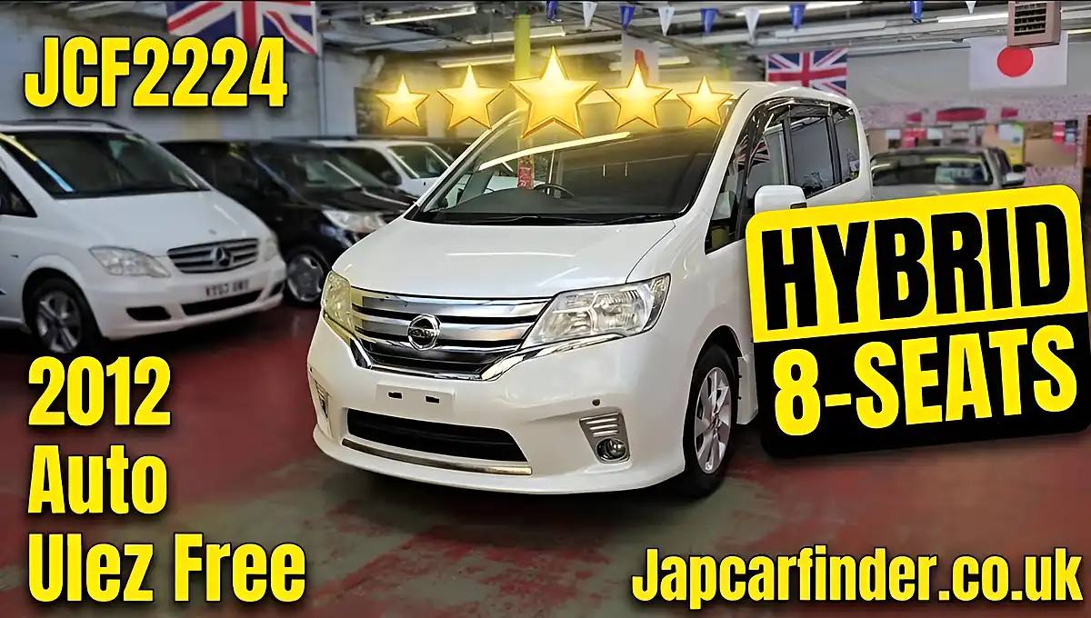Used 2012 Nissan Serena Highway Star White - Front View