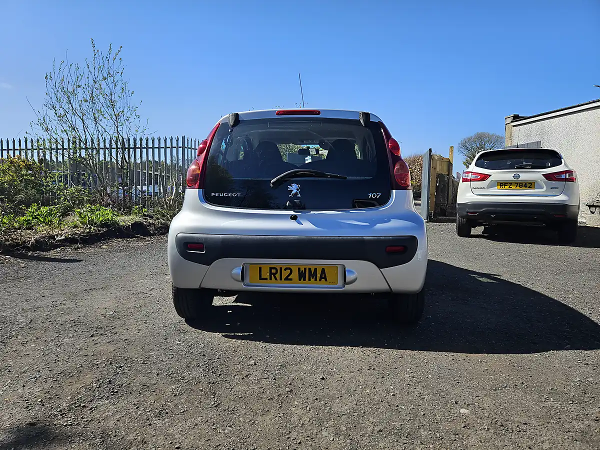 Used 2012 Peugeot 107 Active Silver - Interior and Exterior details 9
