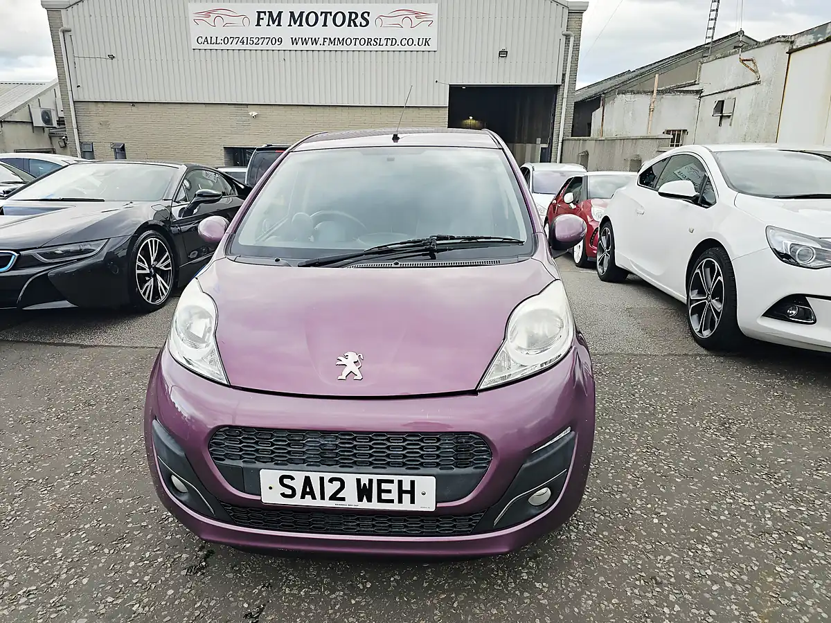 Used 2012 Peugeot 107 Allure Purple - Front View