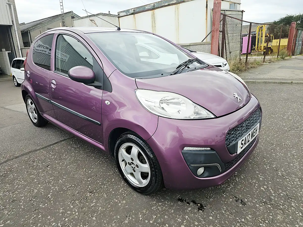 Used 2012 Peugeot 107 Allure Purple - Interior and Exterior details 2