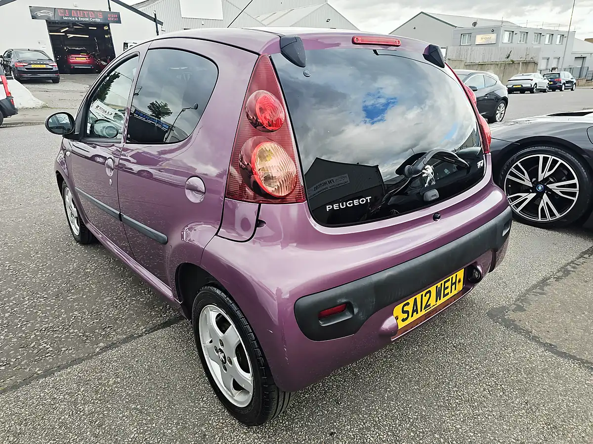 Used 2012 Peugeot 107 Allure Purple - Interior and Exterior details 5