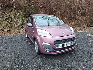 Used 2012 Peugeot 107 Allure Purple - Interior and Exterior details 2