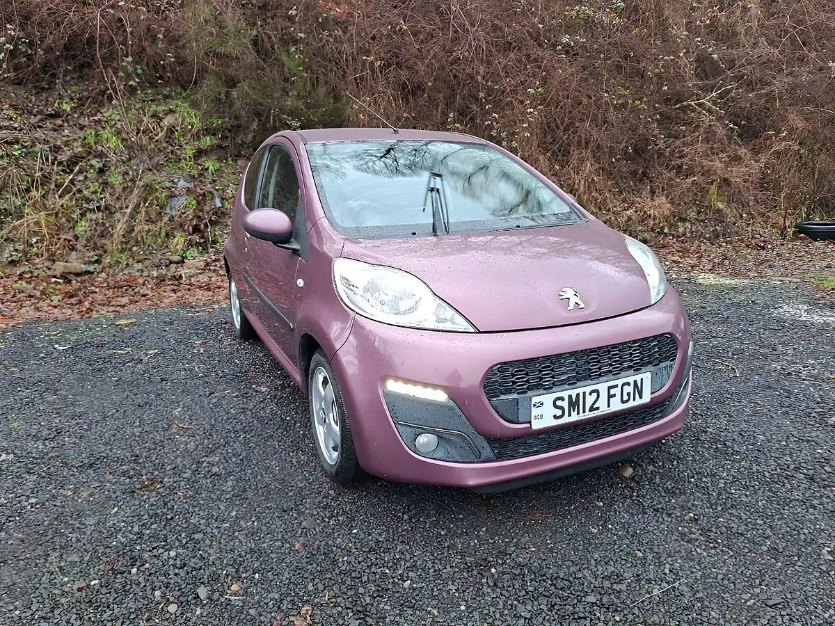 Used 2012 Peugeot 107 Allure Purple - Interior and Exterior details 2