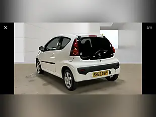 Used 2012 Peugeot 107 Allure White - Interior and Exterior details 3