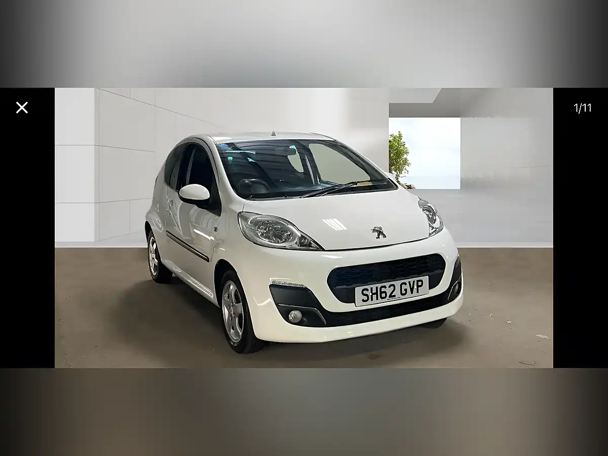 Used 2012 Peugeot 107 Allure White - Interior and Exterior details 4