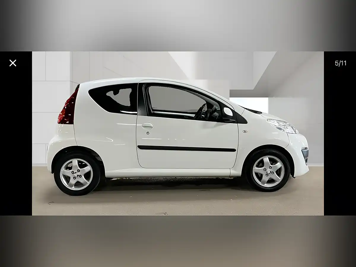 Used 2012 Peugeot 107 Allure White - Interior and Exterior details 5